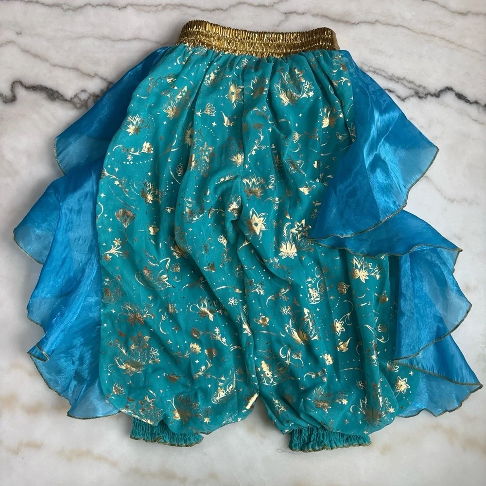 Authentic Disney Store Princess Jasmine Costume - 2pc Set Girls Size 4 - Picture 4 of 7